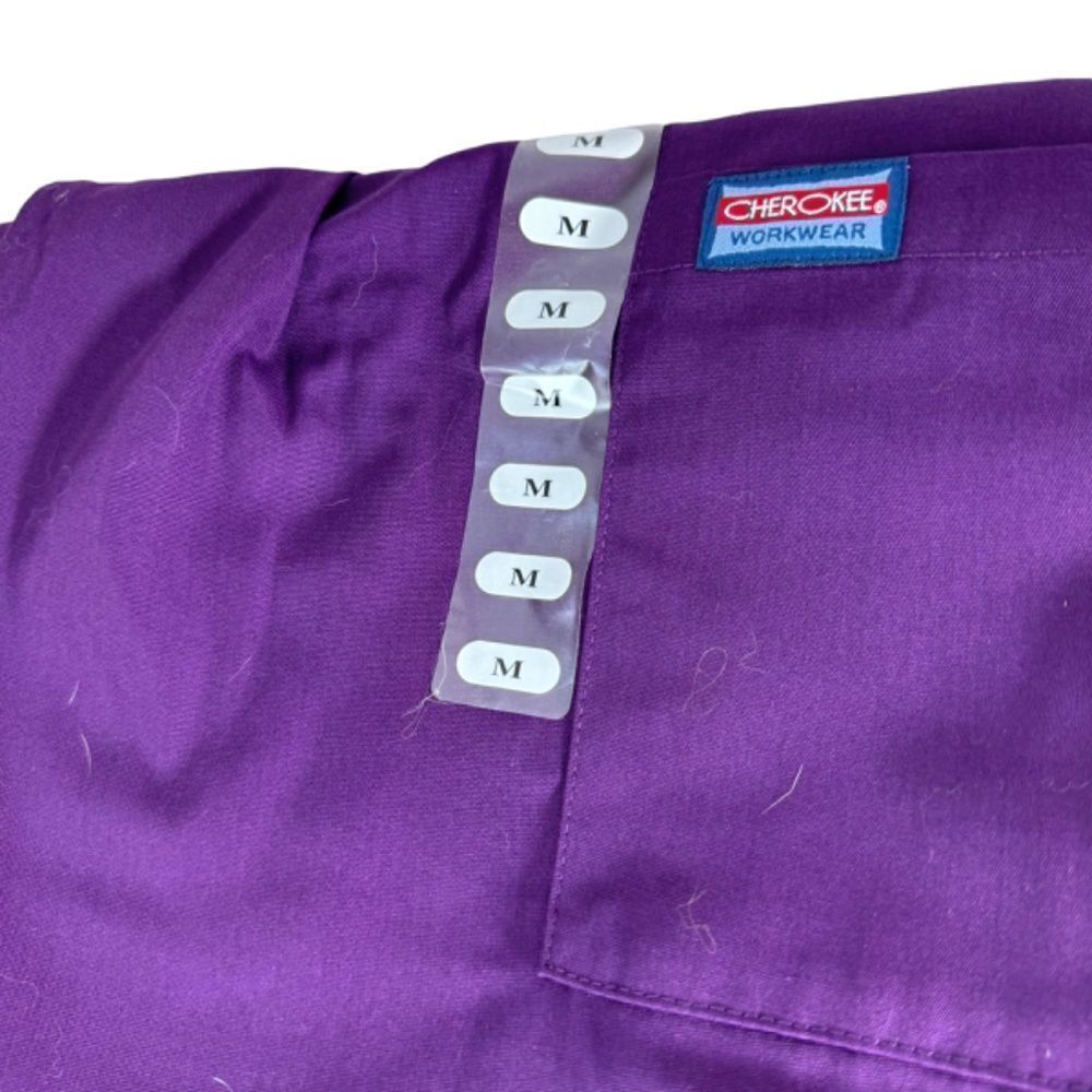 Cherokee Workwear NWT Purple Scrub Pants Sz M - Picture 5 of 6